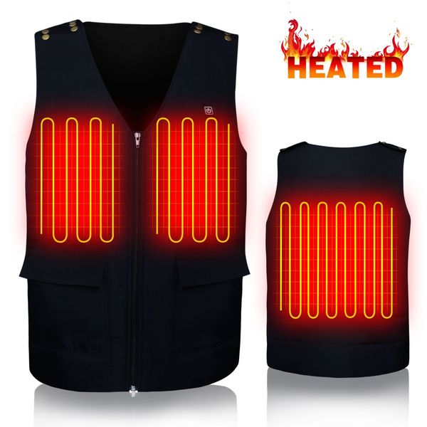qilove electric heated vest size adjustable with rechargeable battery waistcoat lightweight for men(m,,xl adjustable, Black;white
qilove electric heated vest size adjustable with rechargeable battery waistcoat lightweight for men(m,,xl adjustable, Black;white