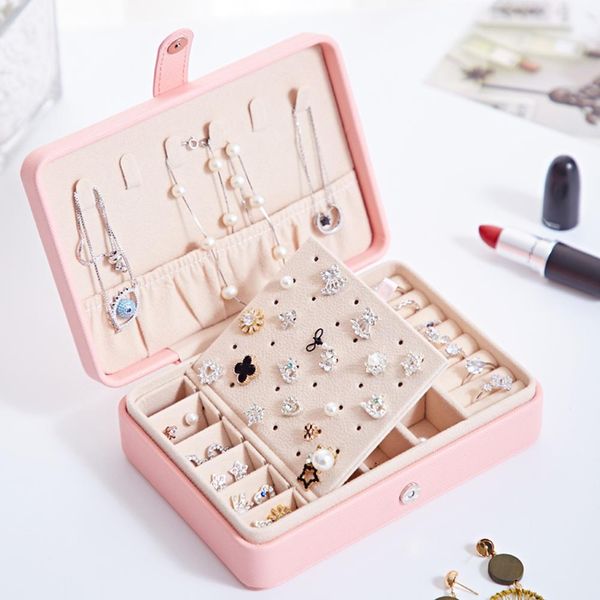 портативный кожа pu jewelry box хранения velvet stud тарелка чехлов для кольца ожерелья серьги организатору для девушки подарка 30e, Pink;blue
портативный кожа pu jewelry box хранения velvet stud тарелка чехлов для кольца ожерелья серьги организатору для девушки подарка 30e, Pink;blue