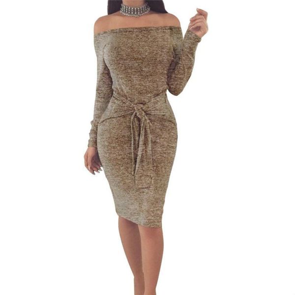 2020 new spring women vestidos dresses elegant evening party dresses vintage with slash neck casual club bandage dress female clothing, Black;gray 
2020 new spring women vestidos dresses elegant evening party dresses vintage with slash neck casual club bandage dress female clothing, Black;gray