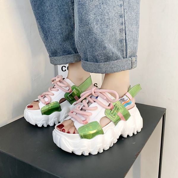 summer women platform sandals ulzzang fashion designers lace up chunky casual shoes sports wedges shoes for woman sandal 2020, Black
summer women platform sandals ulzzang fashion designers lace up chunky casual shoes sports wedges shoes for woman sandal 2020, Black