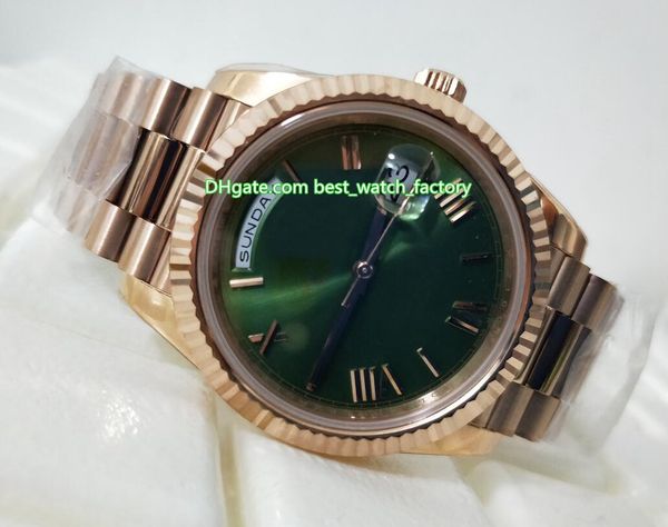 maker v8 president 40mm day-date ii 228235 18k rose gold green roman dial swiss cal.3255 movemen automatic mens watches, Slivery;brown
maker v8 president 40mm day-date ii 228235 18k rose gold green roman dial swiss cal.3255 movemen automatic mens watches, Slivery;brown