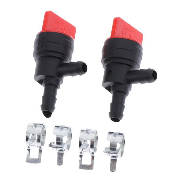 pack of 2 fuel shut off valve, replacement for briggs and stratton, with 4 pcs clamps
pack of 2 fuel shut off valve, replacement for briggs and stratton, with 4 pcs clamps