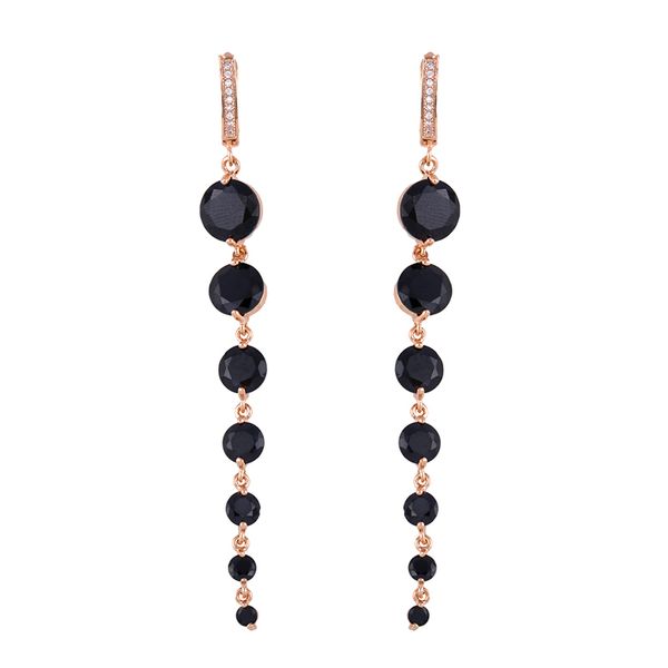 2019crystal long earrings for women zirconia drop earrings wedding jewelry tassel black silver rose gold dangle earrings ers-r08, Golden
2019crystal long earrings for women zirconia drop earrings wedding jewelry tassel black silver rose gold dangle earrings ers-r08, Golden