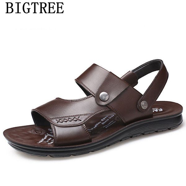 leather sandals men beach sandals summer men shoes men's shoes slippers sandales hommes t en cuir erkek deri sandalet, Black
leather sandals men beach sandals summer men shoes men's shoes slippers sandales hommes t en cuir erkek deri sandalet, Black