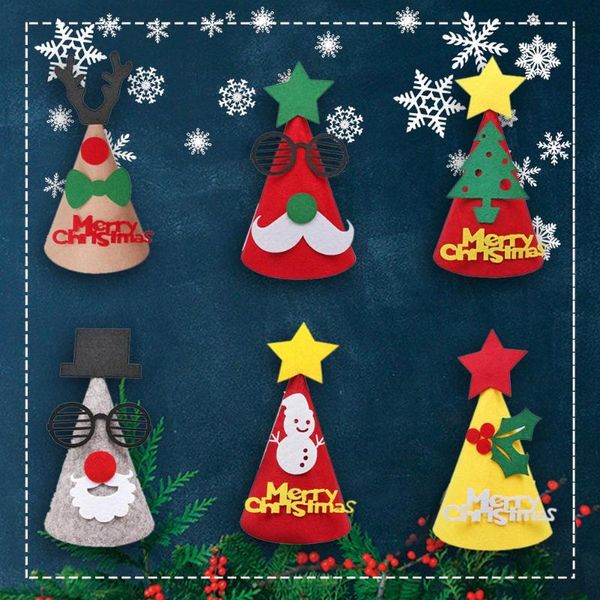 christmas hat diy handmade hat holiday masquerade party hats felt cloth cap xmas decor 6styles christmas ornaments navidad 2018
christmas hat diy handmade hat holiday masquerade party hats felt cloth cap xmas decor 6styles christmas ornaments navidad 2018