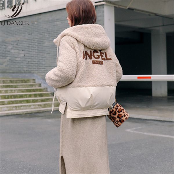 short thick lambs coat winter cotton jacket 2019 fashion new hooded long sleeve warm lamb cotton padded jacket hhh0031, Black
short thick lambs coat winter cotton jacket 2019 fashion new hooded long sleeve warm lamb cotton padded jacket hhh0031, Black