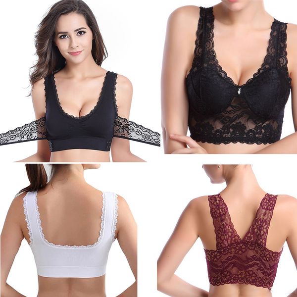 bras solid color deep v bra for women lingerie wire gathered push up underwear fitness seamless brassiere bralette, Red;black
bras solid color deep v bra for women lingerie wire gathered push up underwear fitness seamless brassiere bralette, Red;black