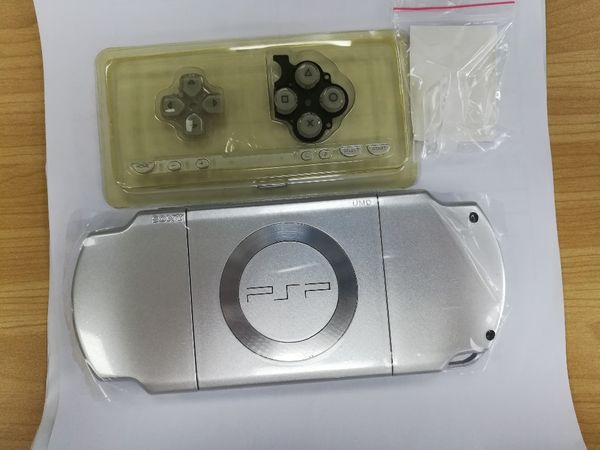 silver color full set housing shell for psp2000 psp 2000 2006 series console case cover faceplate with buttons set
silver color full set housing shell for psp2000 psp 2000 2006 series console case cover faceplate with buttons set