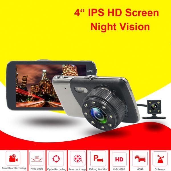 ips 4" night vision car dvr camera dual lens with ldws full hd 1080p car distance warning dash camera video recorder registrar
ips 4" night vision car dvr camera dual lens with ldws full hd 1080p car distance warning dash camera video recorder registrar