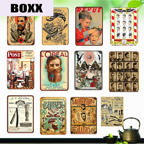 vintage barber shop metal poster cafe bar pub tin sign plaque retro haircut and shave beard iron plates printing home decor wy10
vintage barber shop metal poster cafe bar pub tin sign plaque retro haircut and shave beard iron plates printing home decor wy10