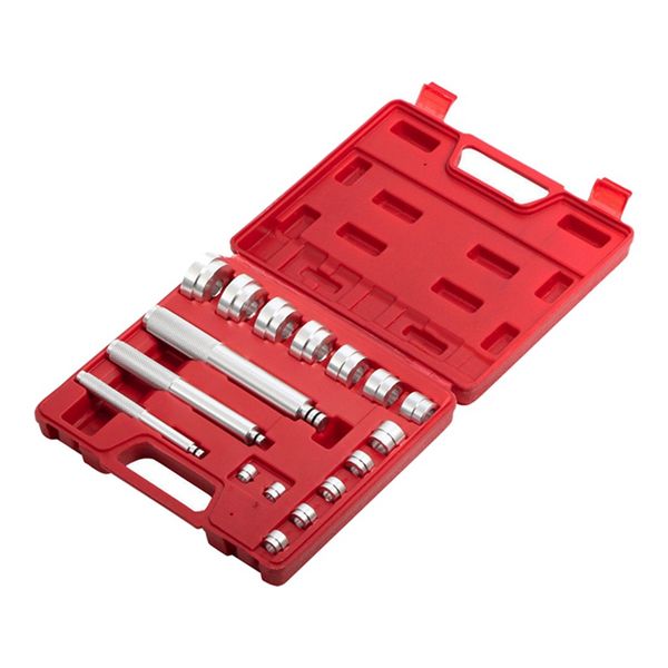 17pcs bearing race ; seal driver master tool set aluminum wheel axle set new
17pcs bearing race ; seal driver master tool set aluminum wheel axle set new