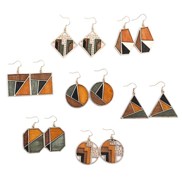 dangle & chandelier wholesale 6 pair / lot fashion jewelry items metal wood earrings, Silver
dangle & chandelier wholesale 6 pair / lot fashion jewelry items metal wood earrings, Silver