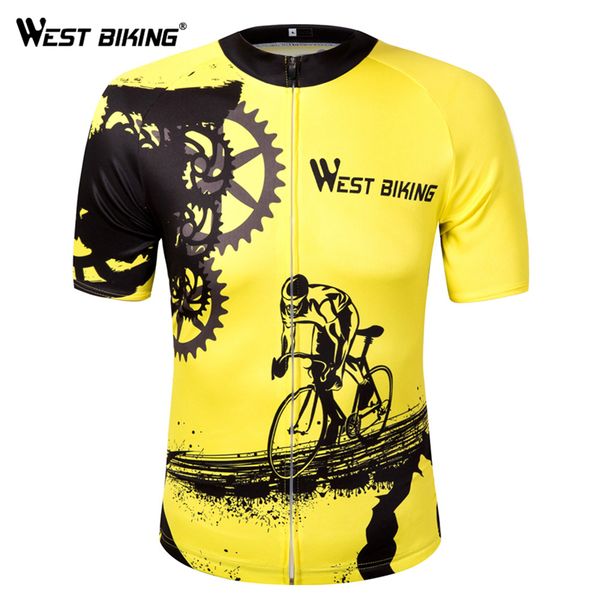 west biking yellow cycling jersey mountain bike shirt zipper short sleeves yellow bicycle bike jersey tricota mujer ciclismo, Black;red
west biking yellow cycling jersey mountain bike shirt zipper short sleeves yellow bicycle bike jersey tricota mujer ciclismo, Black;red