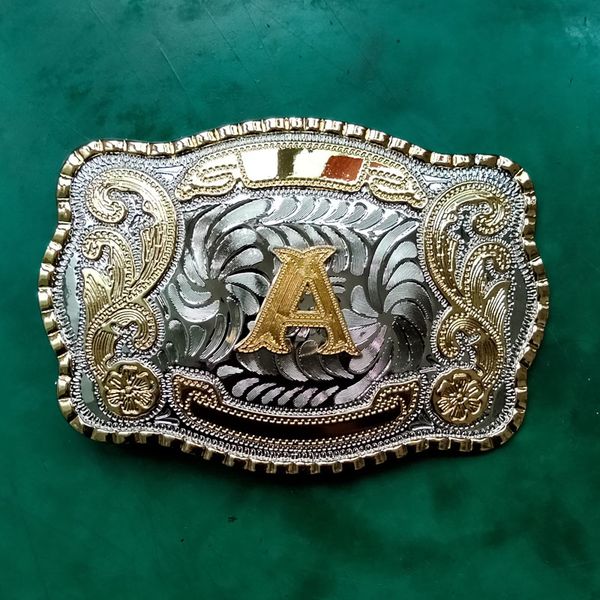 1 pcs big size gold a initial letter cowboy metal belt buckle for men's jeans belt head, Slivery;black
1 pcs big size gold a initial letter cowboy metal belt buckle for men's jeans belt head, Slivery;black
