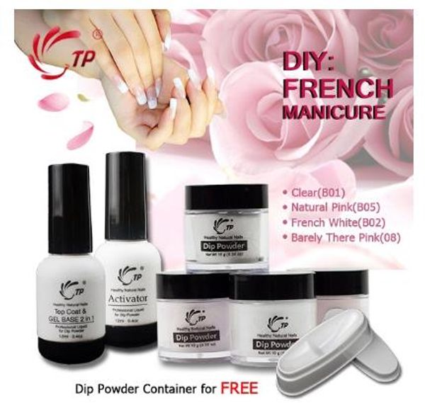 nail dipping nails set french manicure kit 2 + 4 powders base & gel activator dip nails natural dry, Silver;gold
nail dipping nails set french manicure kit 2 + 4 powders base & gel activator dip nails natural dry, Silver;gold