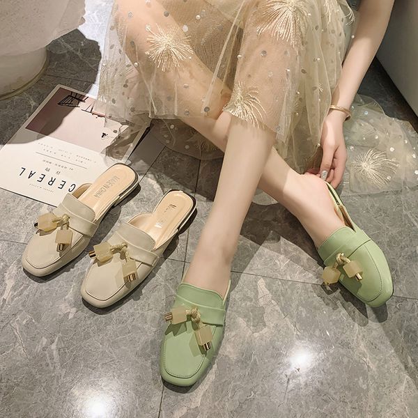 female shoes square toe mules for women 2020 womens slippers outdoor slides med new cover block soft spring, Black
female shoes square toe mules for women 2020 womens slippers outdoor slides med new cover block soft spring, Black