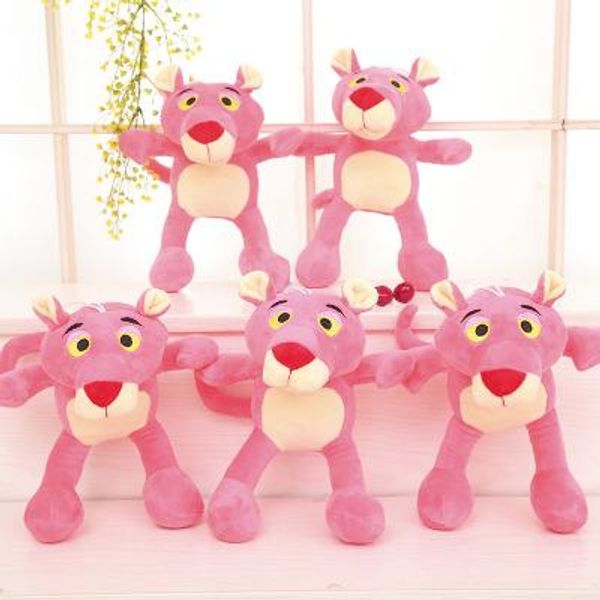 lxh оптовые продажи 2019 горячее надувательство розовый леопард плюшевые игрушки мягкие животные кулон куклы день святого валентина подарки