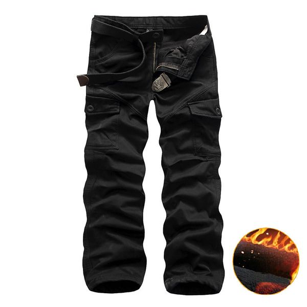 men's cargo pants casual thick streetwear hombre cotton style outdoors plus size safari style trousers male, Black
men's cargo pants casual thick streetwear hombre cotton style outdoors plus size safari style trousers male, Black