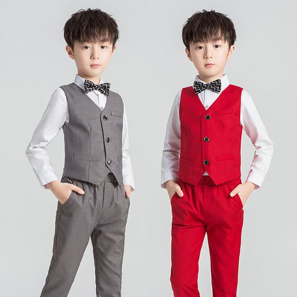 3pcs boys blazer suit with shirt boys formal wedding suit blazer vest with shirt children party tuxedos, Black
3pcs boys blazer suit with shirt boys formal wedding suit blazer vest with shirt children party tuxedos, Black