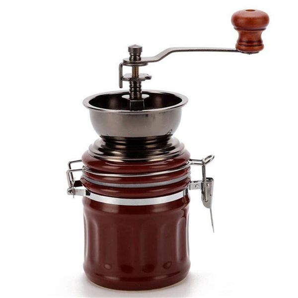 классическая керамическая ручная кофемолка ручная ретро spice coffee mini burr mills высококачественная фасоль для помола шлифовальная машин