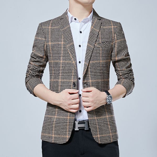 2019 new arrival brand clothing jacket men's plaid suit jacket men blazer fashion slim male casual blazers men size m-5xl, White;black
2019 new arrival brand clothing jacket men's plaid suit jacket men blazer fashion slim male casual blazers men size m-5xl, White;black