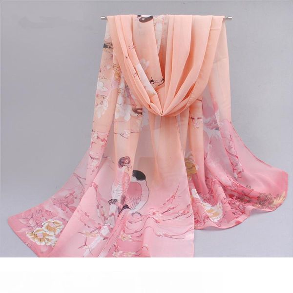 new fashion women long chiffon shawl 7 colors magpies harbinger figure printed scarves trendy sunscreen echarpes, Blue;gray
new fashion women long chiffon shawl 7 colors magpies harbinger figure printed scarves trendy sunscreen echarpes, Blue;gray