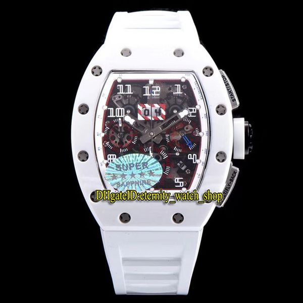 kv version rm 011 fm flyback chronograph ceramics case skeleton big date dial 7750 automatic rm11 mens watch rubber luxury sport watches, Slivery;brown
kv version rm 011 fm flyback chronograph ceramics case skeleton big date dial 7750 automatic rm11 mens watch rubber luxury sport watches, Slivery;brown