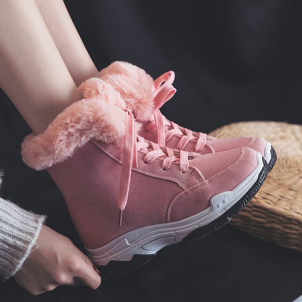 gril female sneaker not-slip shoes cotton-padded shoes snow ankle boots keep warm flat heel thick bottom high- flock, Black
gril female sneaker not-slip shoes cotton-padded shoes snow ankle boots keep warm flat heel thick bottom high- flock, Black