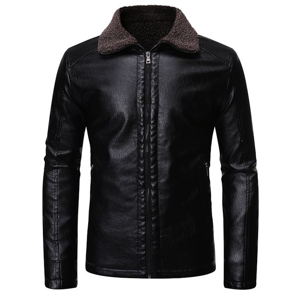 men's jackets isurvivor2021 spring casual retro zipper style jacket fashion motorcycle leather men, Black;brown
men's jackets isurvivor2021 spring casual retro zipper style jacket fashion motorcycle leather men, Black;brown