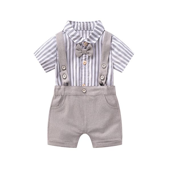 summer childrens clothing gentleman suit new short sleeve shirt baby climbing clothes leotard suspender pants, Blue
summer childrens clothing gentleman suit new short sleeve shirt baby climbing clothes leotard suspender pants, Blue