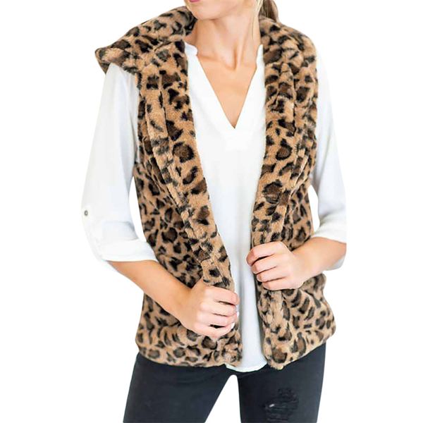 women autumn winter plush leopard hooded short vests pockets warm casual coats ladies fashion sleeveless size s-2xl 6q2408, Black;white
women autumn winter plush leopard hooded short vests pockets warm casual coats ladies fashion sleeveless size s-2xl 6q2408, Black;white