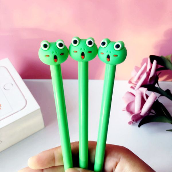 1pcs frog gel pen kawaii stationery 0.5mm novelty signing pen new student cute pens black gel pens kawaii school supplies
1pcs frog gel pen kawaii stationery 0.5mm novelty signing pen new student cute pens black gel pens kawaii school supplies