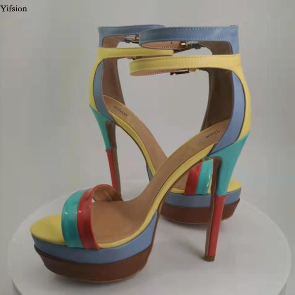 rontic new women platform sandals thin high heels sandals stylish open toe nice yellow party shoes women us plus size 5-15, Black
rontic new women platform sandals thin high heels sandals stylish open toe nice yellow party shoes women us plus size 5-15, Black