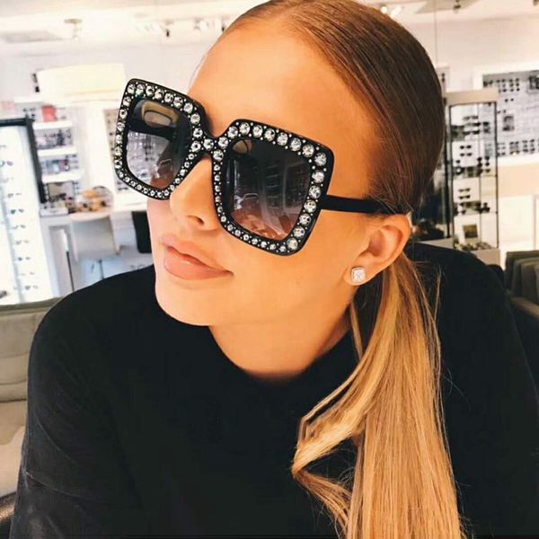 designer luxury rhinestone sunglasses fashion women oversized square sunglasses new retro bling sun glasses, White;black
designer luxury rhinestone sunglasses fashion women oversized square sunglasses new retro bling sun glasses, White;black