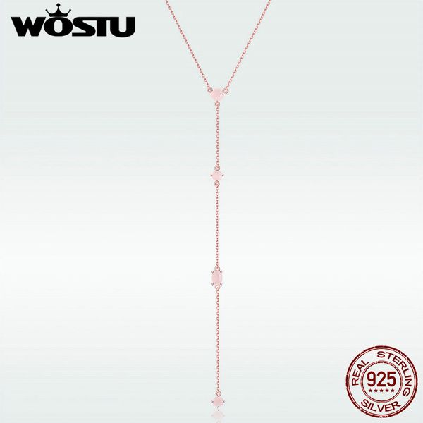 wostu 2018 new 925 sterling silver pink stone pendant chains necklaces for women unique romantic jewelry accessories gift dxn306
wostu 2018 new 925 sterling silver pink stone pendant chains necklaces for women unique romantic jewelry accessories gift dxn306