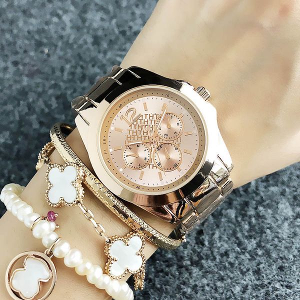 women's brand steel for watches band 07 flag style wrist watch tom quartz metal fashion girl tvkss, Slivery;brown
women's brand steel for watches band 07 flag style wrist watch tom quartz metal fashion girl tvkss, Slivery;brown