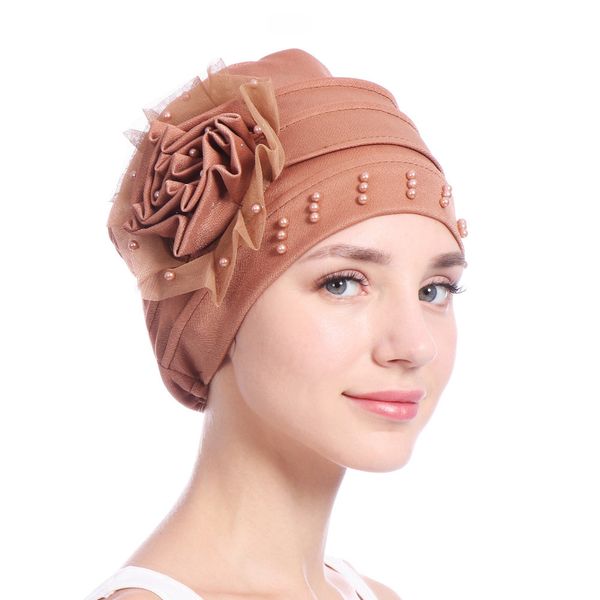 1 pcs fashion women beading hat muslim islam ruffle flower cancer chemo beanie scarf turban wrap pearl cap hair accessories, Blue;gray
1 pcs fashion women beading hat muslim islam ruffle flower cancer chemo beanie scarf turban wrap pearl cap hair accessories, Blue;gray
