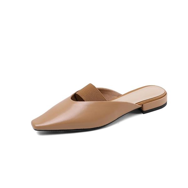2020 women genuine leather 2.5cm low heels slippers elegant summer shoes woman large size new arrival shoes woman, Black
2020 women genuine leather 2.5cm low heels slippers elegant summer shoes woman large size new arrival shoes woman, Black