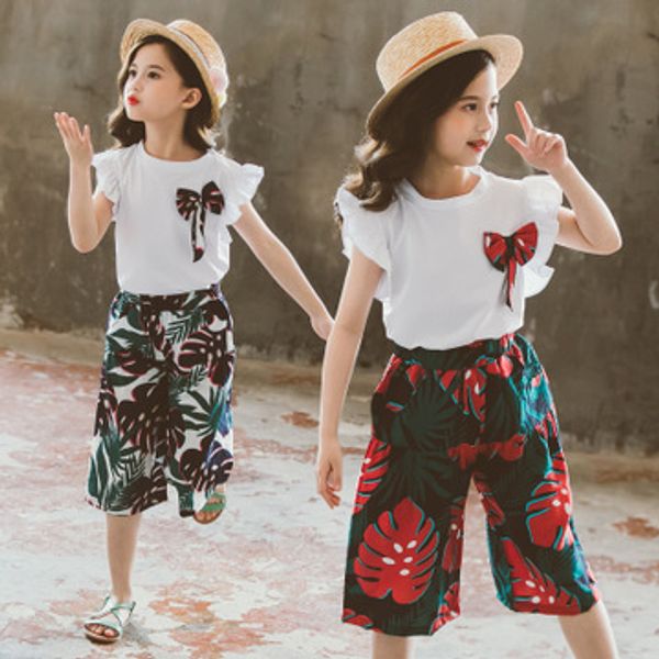 summer clothes for girls bow tshirt + floral pants 2pcs costumes for girls teenage kids clothes set 6 8 10 12 13 14 year, White
summer clothes for girls bow tshirt + floral pants 2pcs costumes for girls teenage kids clothes set 6 8 10 12 13 14 year, White