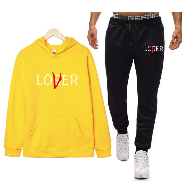 loser brand running set men fleece thick hoodie+pants sport suit 2019 new men's autumn winter mens casual sweatshirts sport suit, Black;blue
loser brand running set men fleece thick hoodie+pants sport suit 2019 new men's autumn winter mens casual sweatshirts sport suit, Black;blue