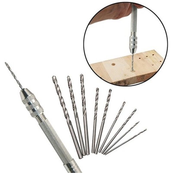 high precision aluminum hand drill mini micro aluminum hand drill with keyless chuck +10pc twist bit rotary twist
high precision aluminum hand drill mini micro aluminum hand drill with keyless chuck +10pc twist bit rotary twist