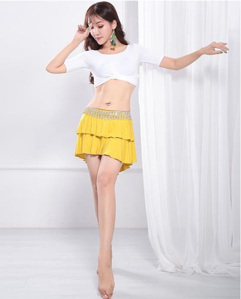 new lady women dance bellyance costumes 2 layers half skirt sparking oriental dancing dress practice wear 2 colors e0027, Black;red
new lady women dance bellyance costumes 2 layers half skirt sparking oriental dancing dress practice wear 2 colors e0027, Black;red