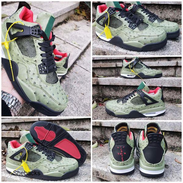 new style travis scotts x 4 houston green ostrich veins men basketball shoes 4s cactus jack black red kids mens sports sneaker
new style travis scotts x 4 houston green ostrich veins men basketball shoes 4s cactus jack black red kids mens sports sneaker