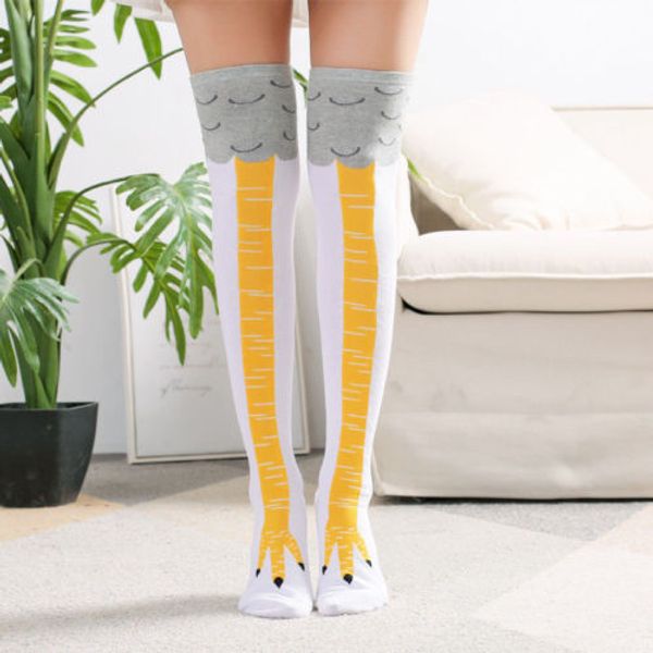 women girls funny 3d chicken high stockings creative cartoon animals thigh stockings, Black;white
women girls funny 3d chicken high stockings creative cartoon animals thigh stockings, Black;white