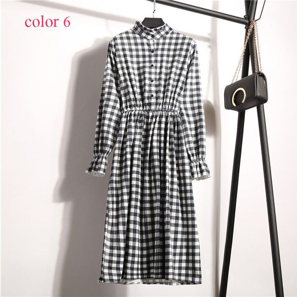 fashion-corduroy high elastic waist vintage dress a-line style women full sleeve flower plaid print dresses slim feminino 18 colors, White;black
fashion-corduroy high elastic waist vintage dress a-line style women full sleeve flower plaid print dresses slim feminino 18 colors, White;black