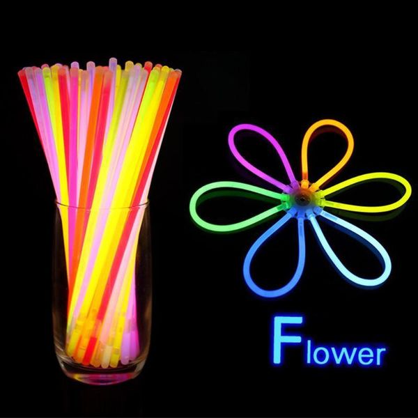 100pcs multi color glow stick bracelet necklaces neon party flashing light stick novelty toy concert flash sticks
100pcs multi color glow stick bracelet necklaces neon party flashing light stick novelty toy concert flash sticks