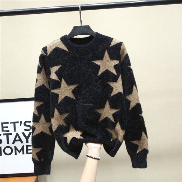 2020 new fashion designer sweaters pentagram women sweater luxury loose warm leisure women designer sweater pullover knit, White;black
2020 new fashion designer sweaters pentagram women sweater luxury loose warm leisure women designer sweater pullover knit, White;black