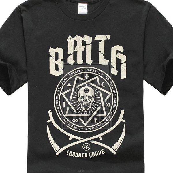 bring me the horizon crooked young black t shirt new official bmth print tshirts men, White;black
bring me the horizon crooked young black t shirt new official bmth print tshirts men, White;black