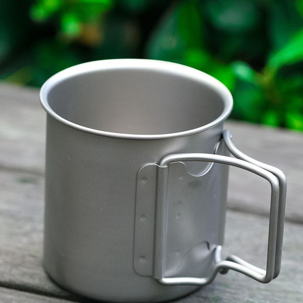 420ml titanium cup water camping cup folding outdoor tableware picnic water coffee with lid handle travel sports bottles
420ml titanium cup water camping cup folding outdoor tableware picnic water coffee with lid handle travel sports bottles
