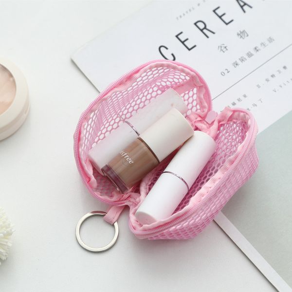 small mini mesh storage bags portable hanging key change bags with zipper costmetic makeup tools organizer pouch
small mini mesh storage bags portable hanging key change bags with zipper costmetic makeup tools organizer pouch